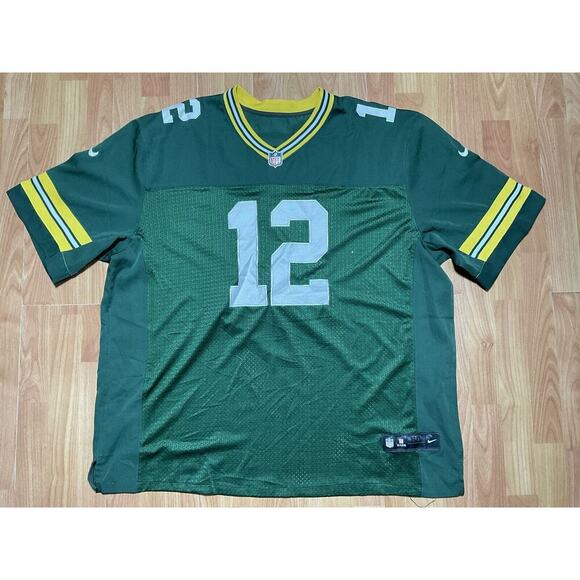 Aaron Rodgers Green Bay Packers NFL Jersey Nike On Field Stitched Size 60 - Picture 1 of 12